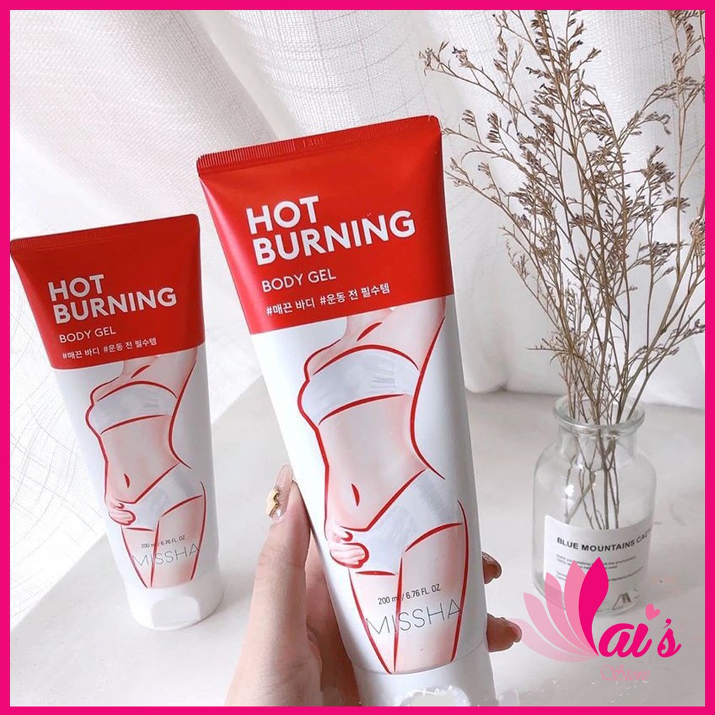 [Hàng Auth] Gel Kem Đánh Tan Giảm Mỡ Bụng Đùi Bắp Tay Chân Phù Hợp Mọi Loại Da Hàng Hiệu Missha Hot Burning Hàn Quốc