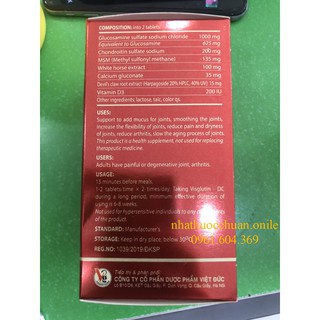 Thực phẩm bảo vệ sức khỏe Visglutin DC
