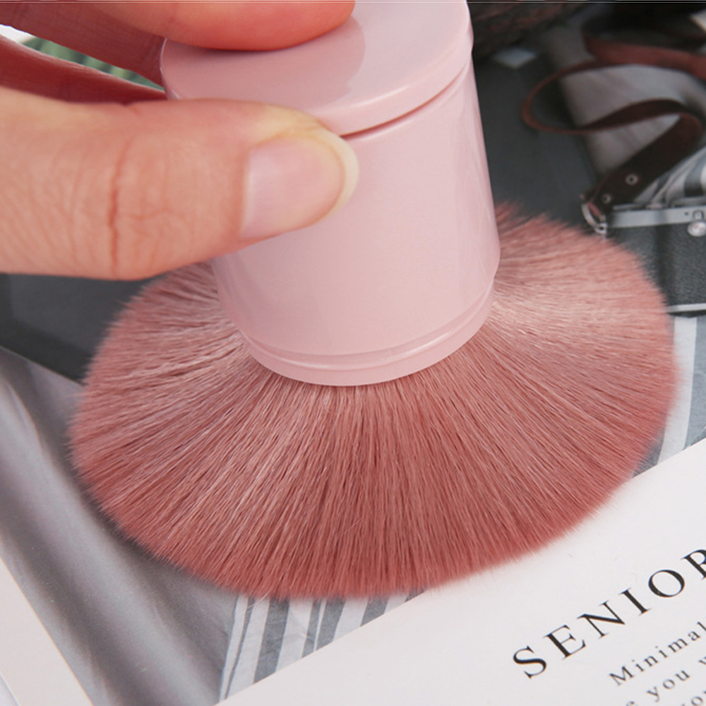 [Hàng mới về] Cọ trang điểm lông mềm có nắp đậy an toàn tiện dụng