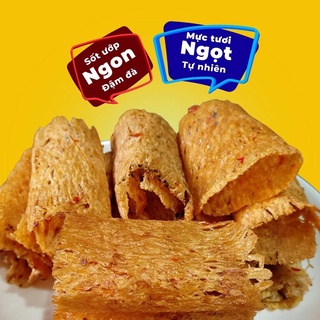 Khô mực cán tẩm gia vị hũ 200gr siêu thơm ngon