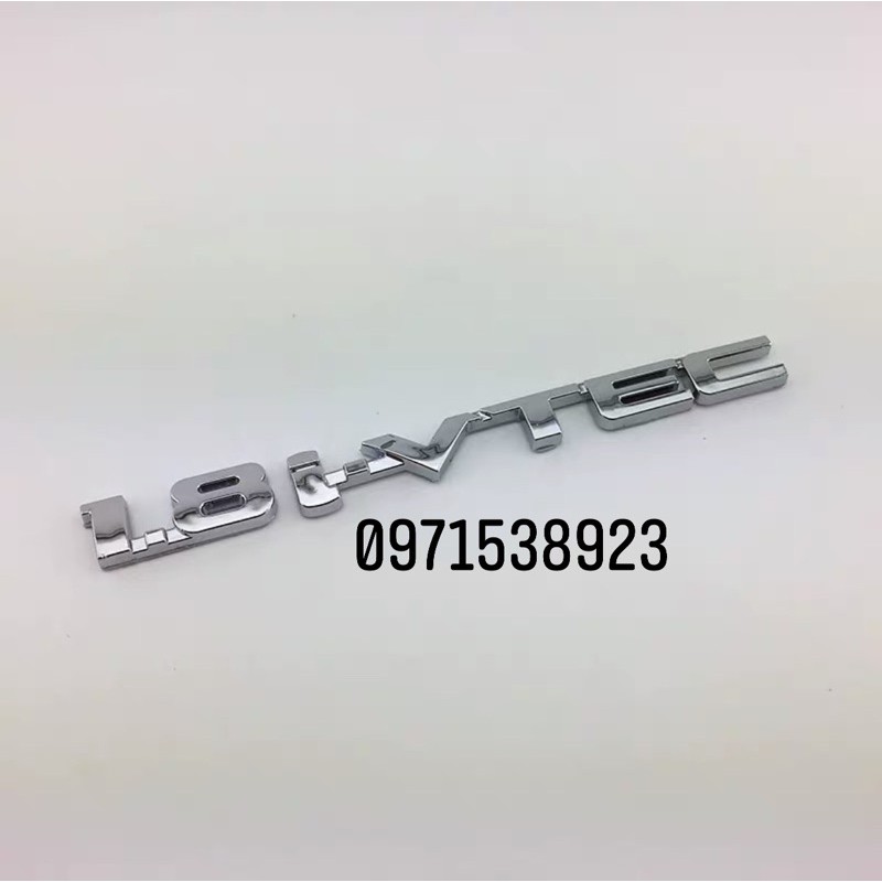 Bộ logo chữ nổi HONDA CIVIC 1.8 I-VTEC dán đuôi xe