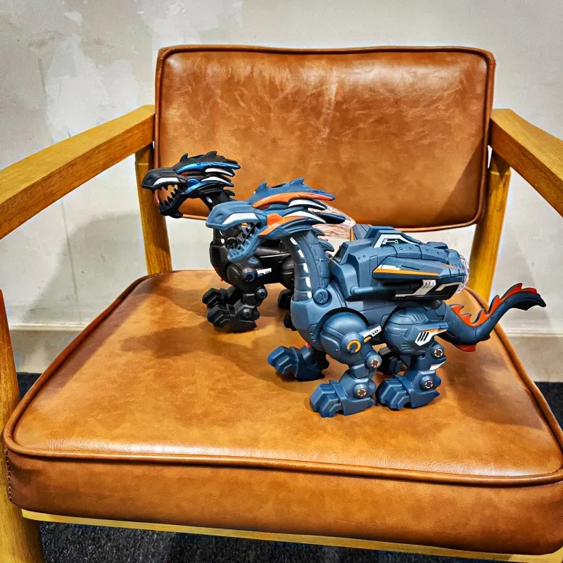 [Hàng mới về] Đồ chơi Rồng phun khói chạy bằng Pin có đèn và nhạc - Rồng khủng long phun sương