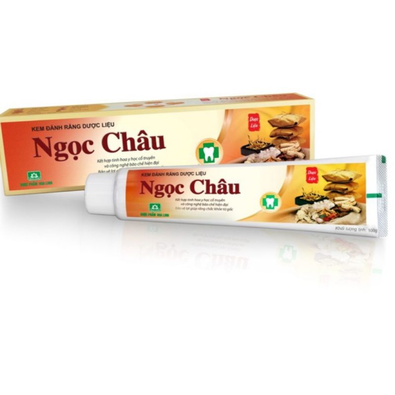 Kem đánh răng dược liệu Ngọc Châu 125g Chính hãng