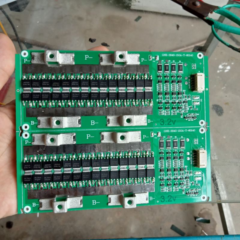 MẠCH BMS BẢO VỆ PIN LIFEPO4 12.8V  DÒNG LIÊN TỤC 150A