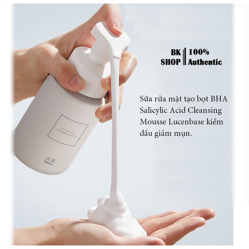 Sữa rửa mặt tạo bọt BHA Salicylic Acid Cleansing Mousse kiềm dầu giảm mụn 150ml