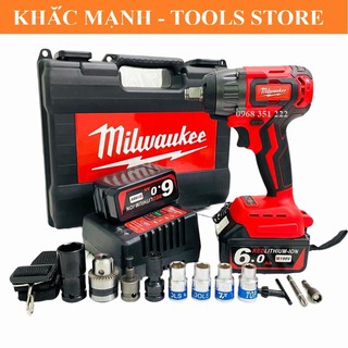 MÁY SIẾT BULONG MILWAUKEE M199F TẶNG BỘ CHUYỂN ĐA NĂNG KÈM 5 KHẨU