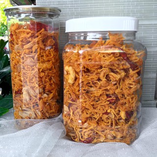 Khô gà bơ tỏi cay cay Mi Food 300/500g đồ ăn vặt Sài Gòn vừa ngon vừa rẻ