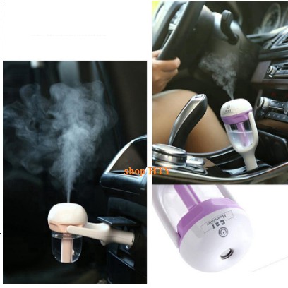 Máy khuếch tán tinh dầu  Car Humidifier khử mùi xe hơi,Máy Xông Tinh Dầu trên ô tô, phun sương cấp ẩm...