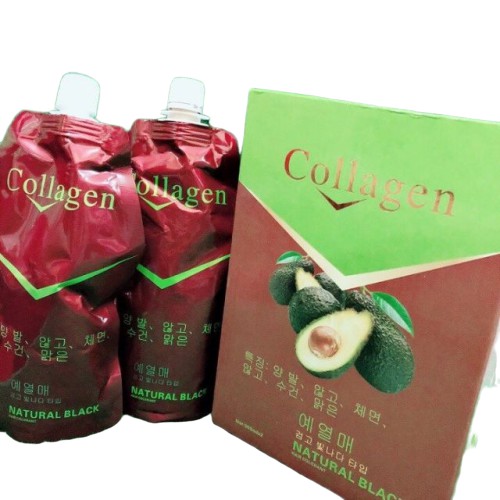 Nhuộm đen tóc collagen tinh chất bơ chuyên gia phủ tóc bạc