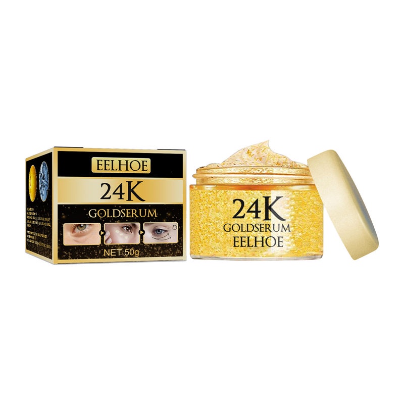 Kem Dưỡng Da Mắt Collagen Vàng 24K Chống Lão Hóa Xóa Mờ Quầng Thâm / Bọng Mắt / Nếp Nhăn Dưỡng Ẩm Làm Săn Ch