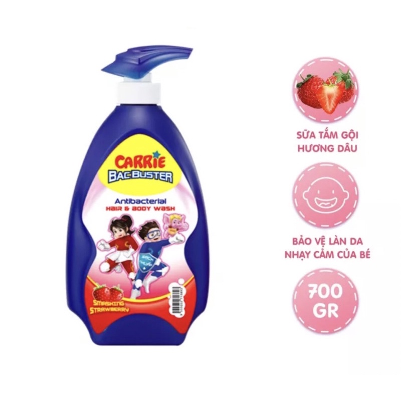 Sữa Tắm Gội cho bé Carrie Junior