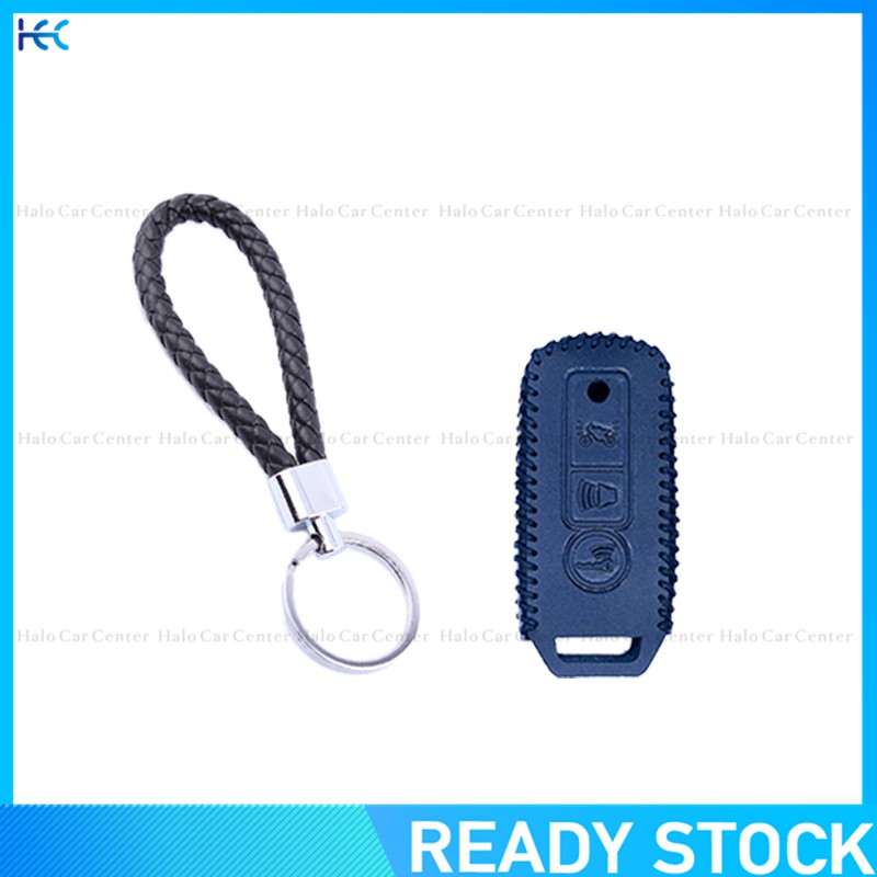 【Ready Stock】100% Genuine Leather Key Cover For Honda Pcx Sh 125 150 Motorcycle Scooter Remote-3 Buttons-keychain