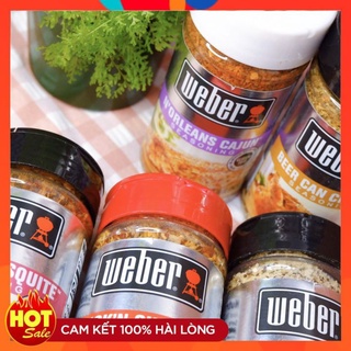 Gia vị ướp ăn kiêng không calo đa dạng weber 6oz