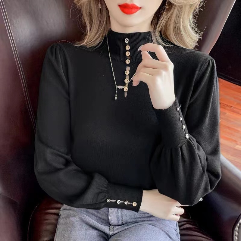 NRVP Áo Sweater Dệt Kim Dài Tay Thời Trang Hàn Quốc Mới Cho Nữ