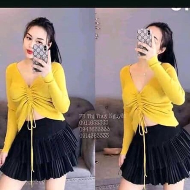 Áo rút dây ngực