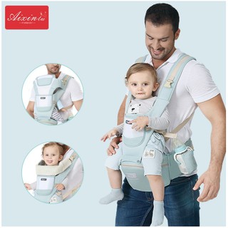 Địu em bé - địu ngồi 4 tư thế