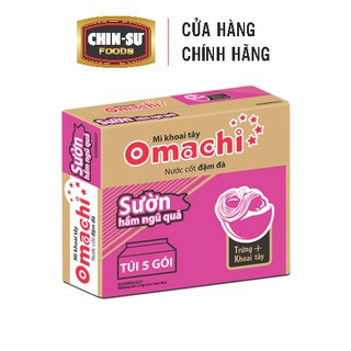 Mì Khoai Tây Omachi Sườn Hầm Ngũ Quả Thùng 24 Gói 80g Date 10.2020