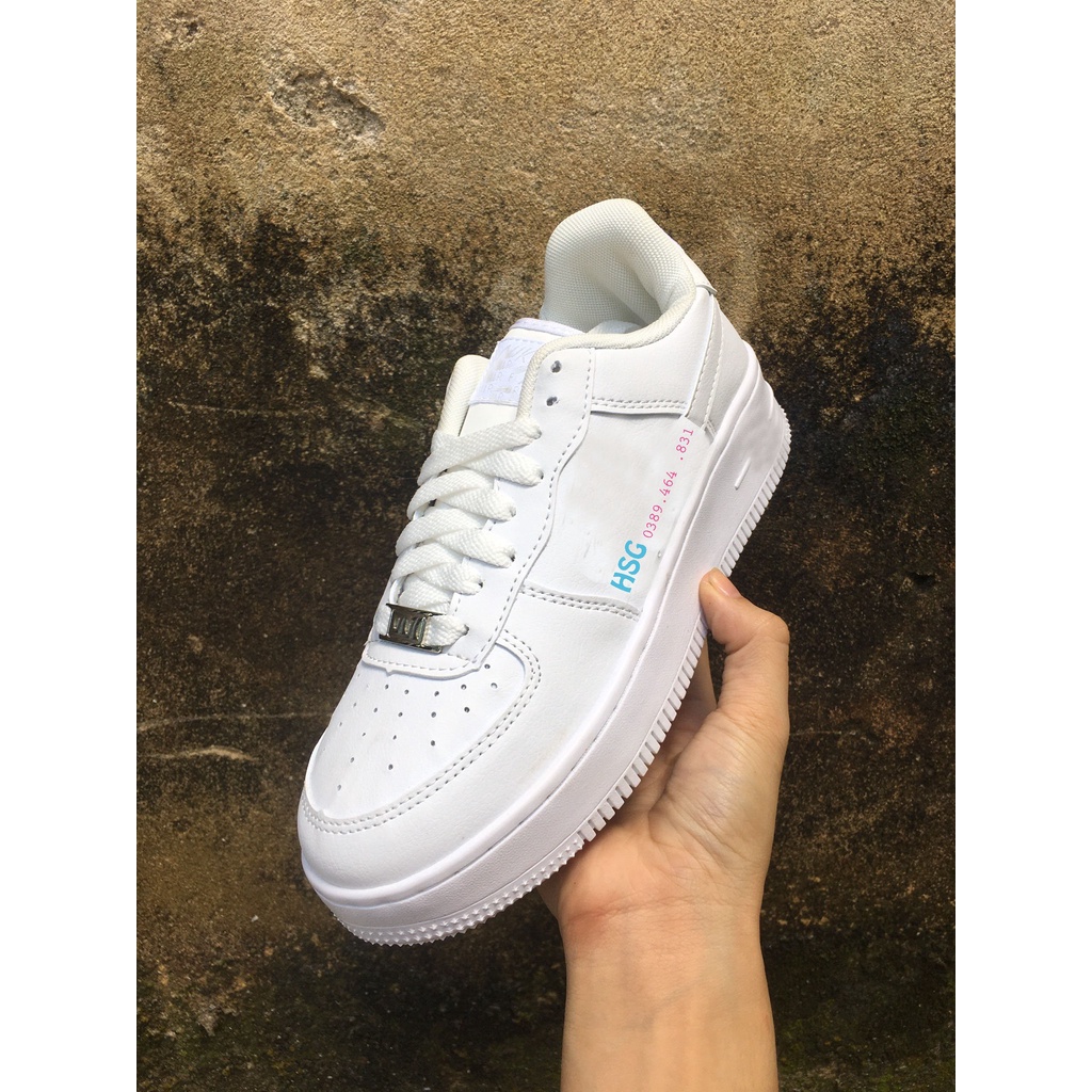 [Freeship+Box+Bill] Giày Thể Thao Nam Nữ - Giày Air Force 1 AF1 Trắng cao cấp