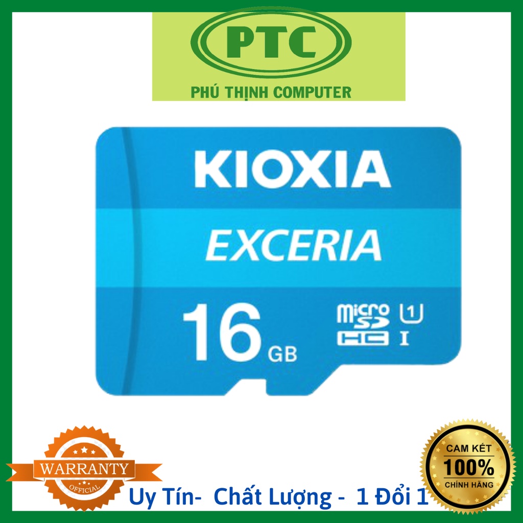 Thẻ nhớ KIOXIA ( Toshiba ) Micro SDHC 16GB | 32GB | 64GB | 128GB C10 UHS-I 100MB/s