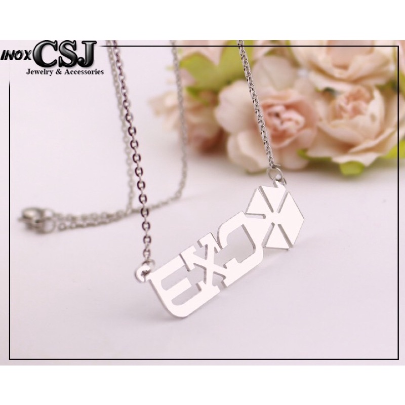 Dây chuyền inox idol BTS,EXO không đen không gỉ