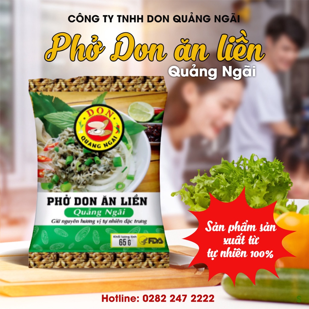 COMBO MIX 4 DON ĂN LIỀN - 3 PHỞ DON - 3 HỦ TÍU DON ĐẶC SẢN QUẢNG NGÃI | BigBuy360 - bigbuy360.vn