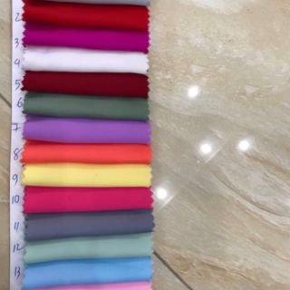 Vải Lụa Ý full màu xịn xò