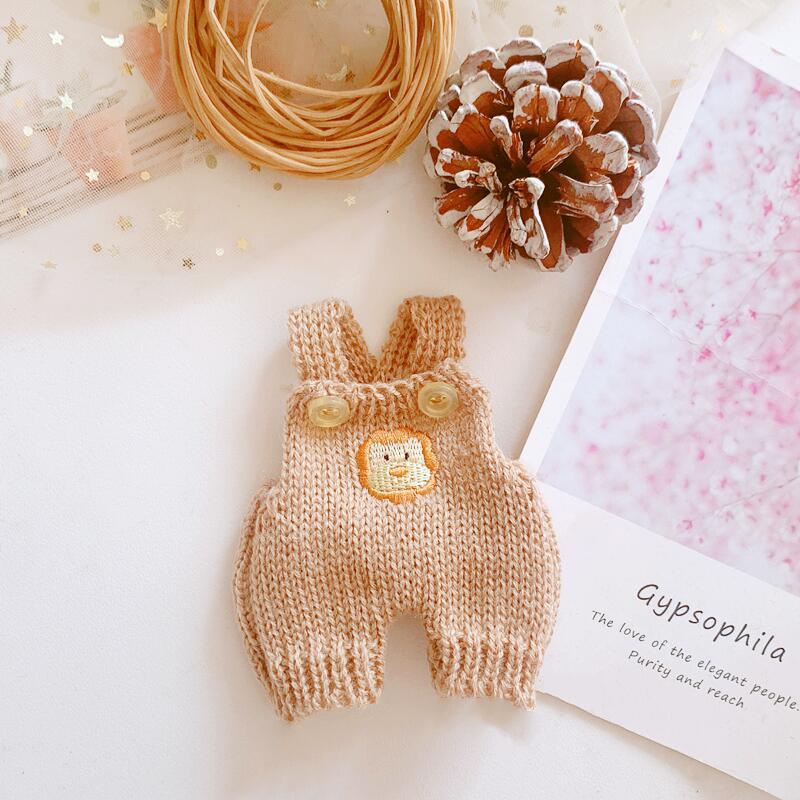 Phụ kiện trang phục áo sweater/quần yếm/ giày dễ thương phù hợp cho búp bê 20cm