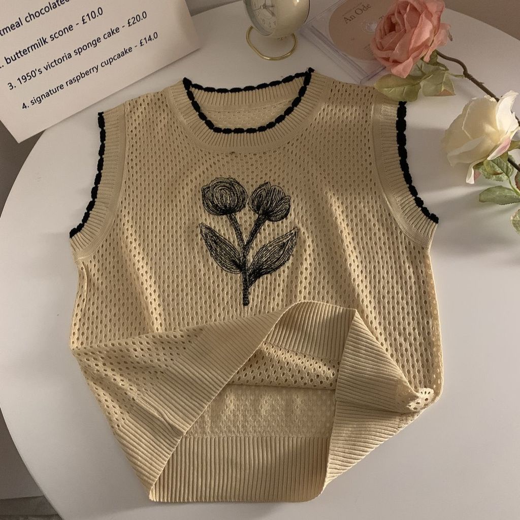 Áo Dệt Kim Sát Nách Thiết Kế Mới Thời Trang Dành Cho Mùa Hè