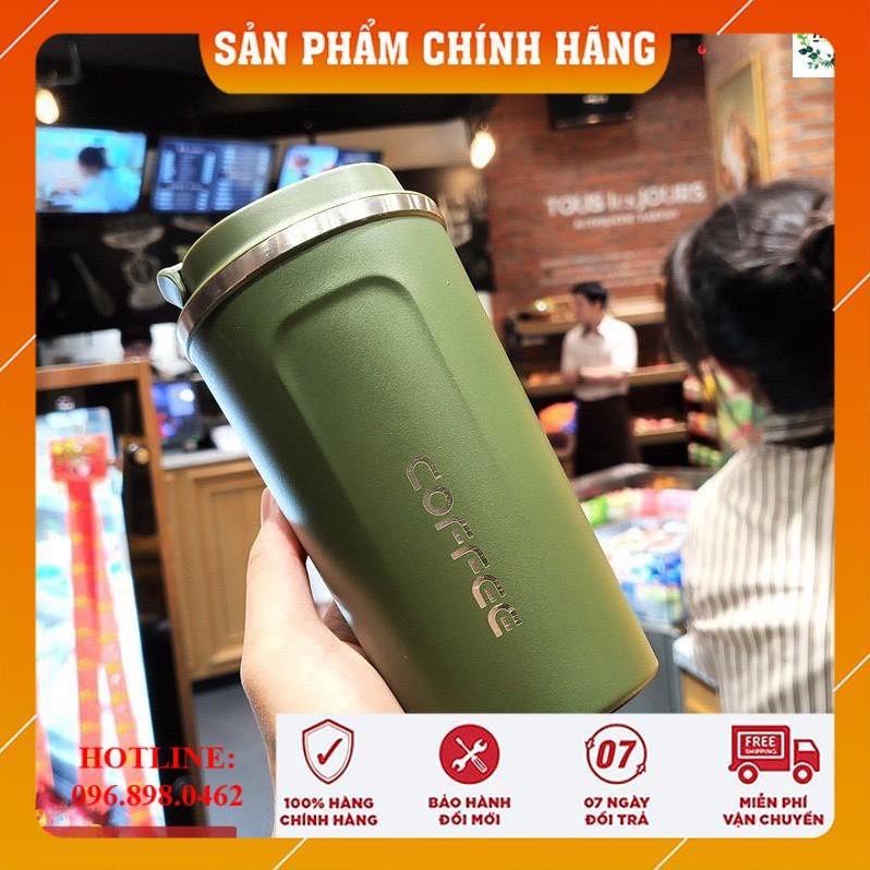 [CHÍNH HÃNG-FREESHIP] Bình Giữ Nhiệt Nóng Lạnh, Ly Giữ Nhiệt Cao Cấp 8-10h Coffee Holic, Cốc Giữ Nhiệt Inox Coffee Holic