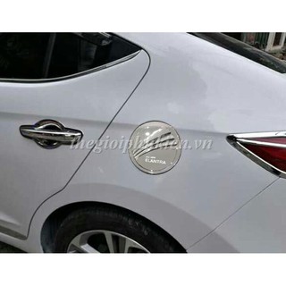 Ốp nắp bình xăng Hyundai Elantra 2018 -2020 mạ Crom( hàng chất )