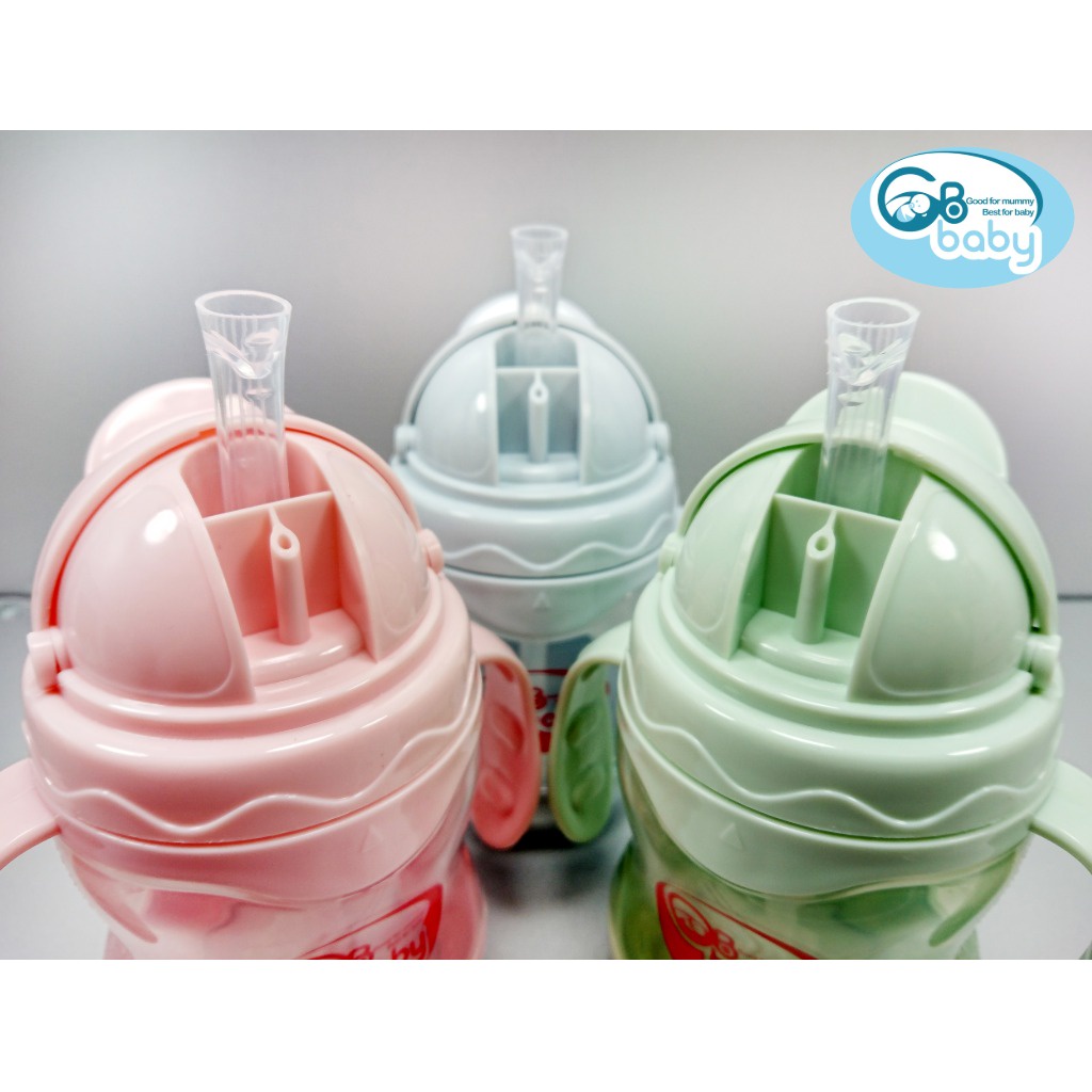 Bình tập uống nước cho bé (Bật Béo) 240ml GB-Baby Chính Hãng