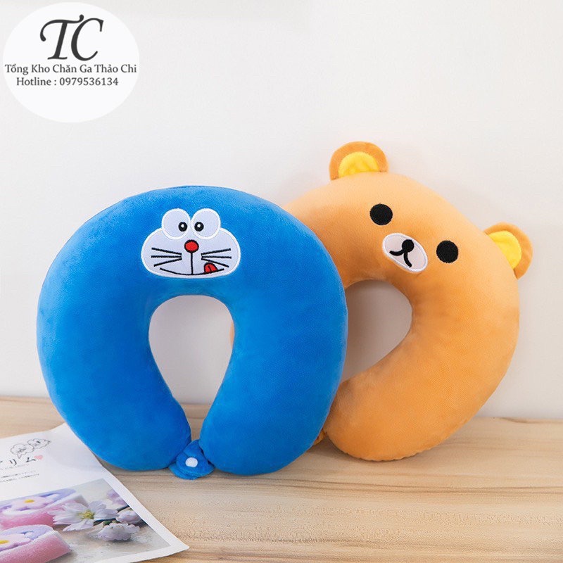 Gối Chữ U Kê Cổ Văn Phòng- Gối Tựa Cổ Khi Đi Du Lịch, Oto - Chống Đau Mỏi Vai Gáy