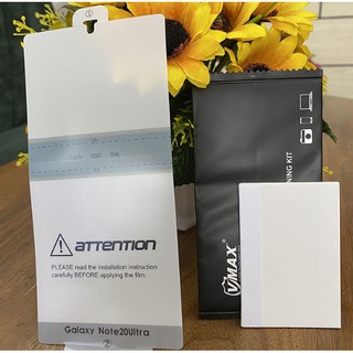 Samsung Note 20 Ultra_ Miếng dán Dẻo Vmax TPU Full Body Full màn hình siêu bảo vệ máy ( Chính Hãng )