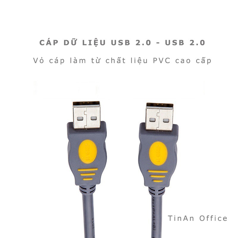 Cáp USB 2 Đầu, Cáp Dữ Liệu JH USB2.0 Sang USB2.0 Đực Sang Đực Cáp Dữ Liệu Sao Chép Dữ Liệu