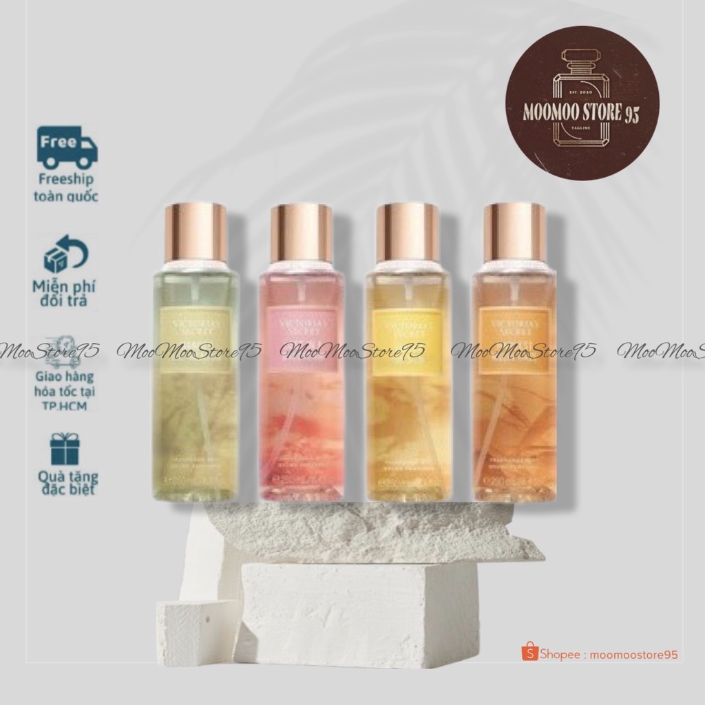 -𝐌𝐨𝐨𝐌𝐨𝐨- Xịt thơm Body Mist Victoria’s Secret Harvest Moon Gaze Lost In A Daydream