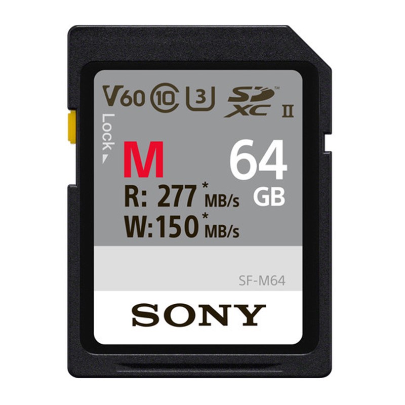 Thẻ nhớ Sony 64GB Read 277MBs, Write150MBs