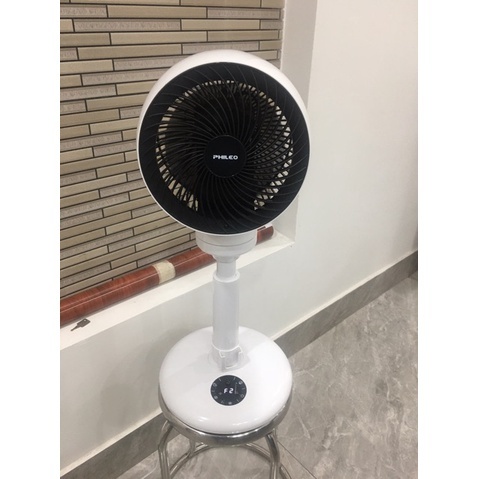 Quạt tuần hoàn không khí Phileo 45W quay 360 độ, có tích điện, lưu thông không khí, nội địa Hàn