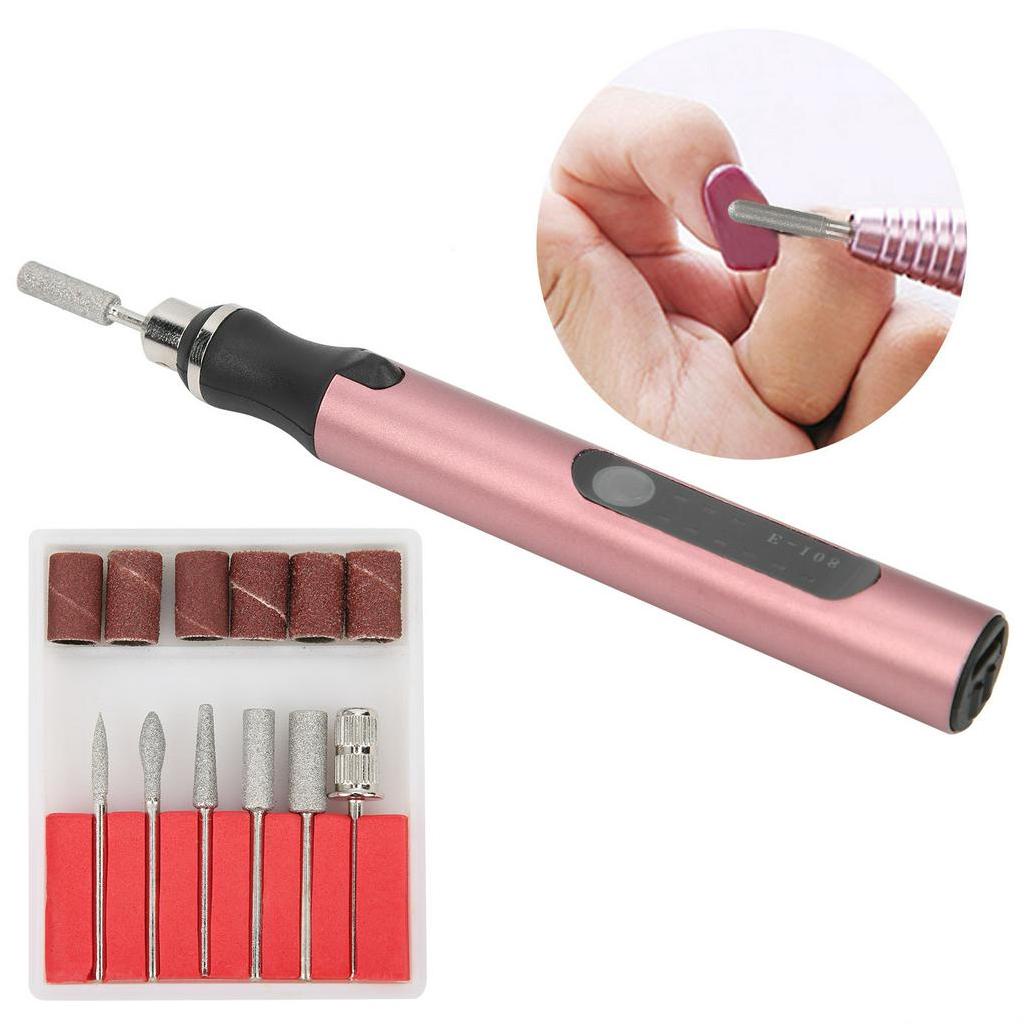 Có thể bán buôn Electric Micro Engraver Pen Set Máy khoan móng tay Công cụ đa chức năng sạc USB di động mini Westvirginia058 Hàng giao ngay