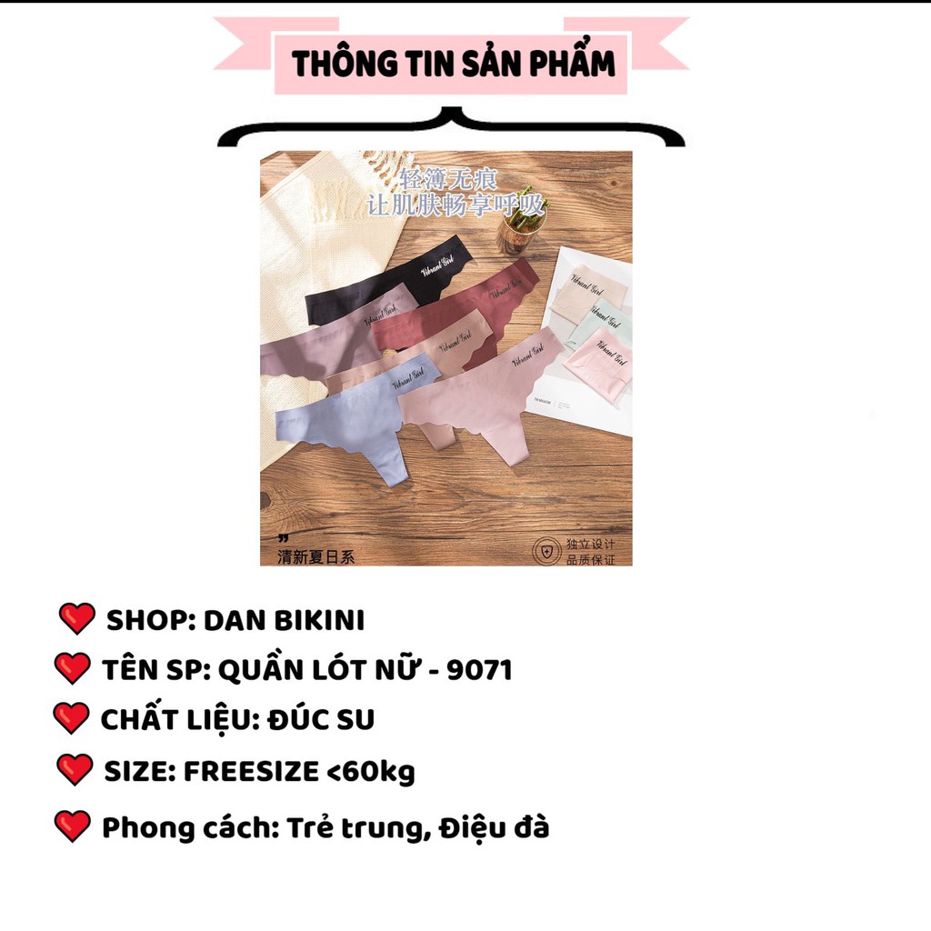 Quần Lọt Khe Nữ - Quần Lót Nữ Lọt Khe Đúc Su viền sóng điệu đà tôn dáng sexy gợi cảm mẫu 9071-1575 | BigBuy360 - bigbuy360.vn
