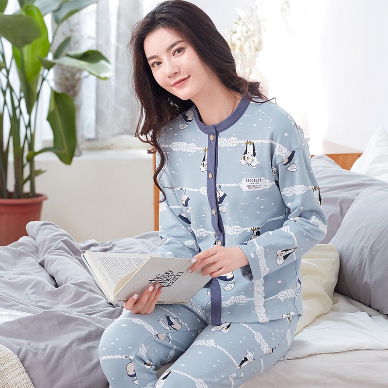 Bộ Pijama cổ Đức không chân cá tính, kín đáo phù hợp cho các nàng cá tính có mùa Đông không lạnh | WebRaoVat - webraovat.net.vn