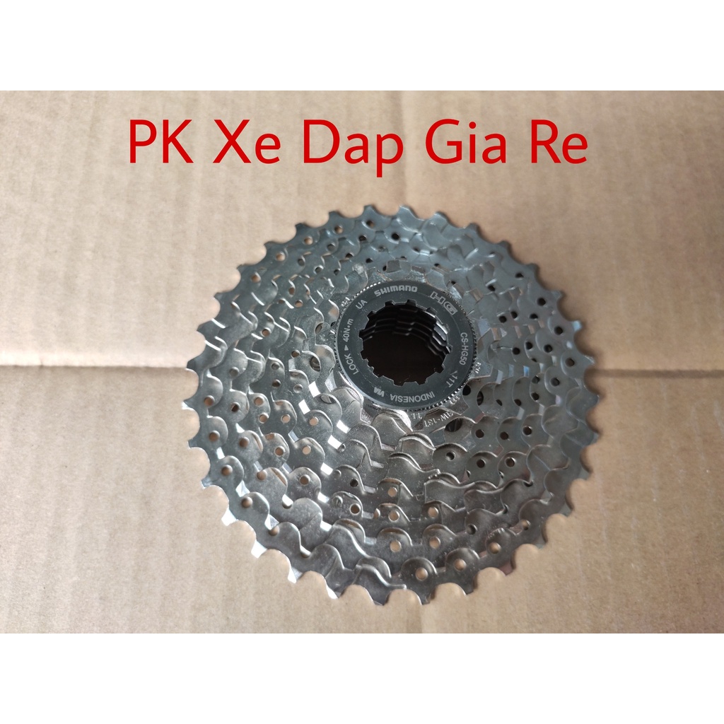 Líp thả xe đạp 8 tầng, Líp thả SHIMANO 8 speed CS HG50-8 11-32T chính hãng