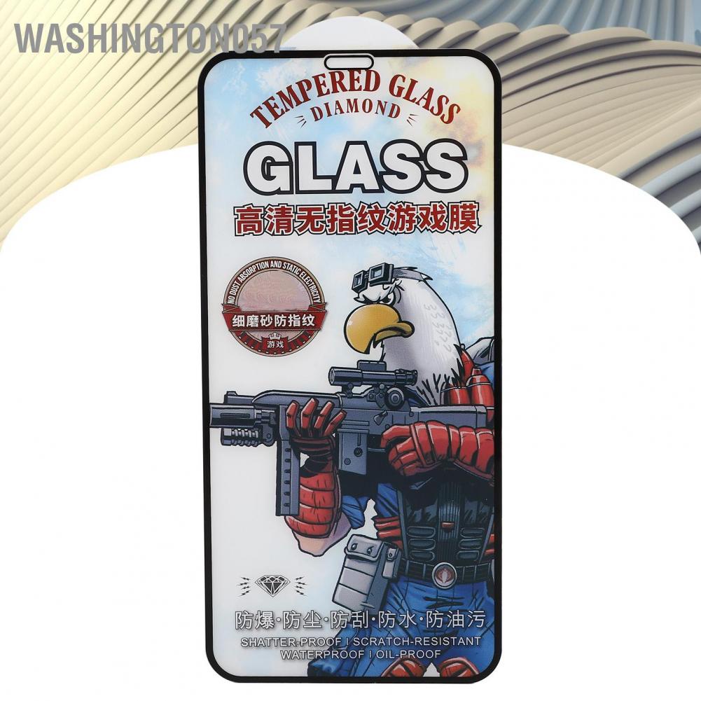 Washington057 High Definition Tempered Glass Anti‑Fingerprint Screen Protector for IPhone X/XS/11Pro