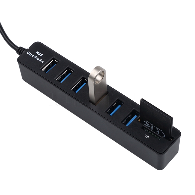 Bộ Chia 6 Cổng Usb 480mbps 2 Trong 1 Sd Tf Usb 2.0 | BigBuy360 - bigbuy360.vn