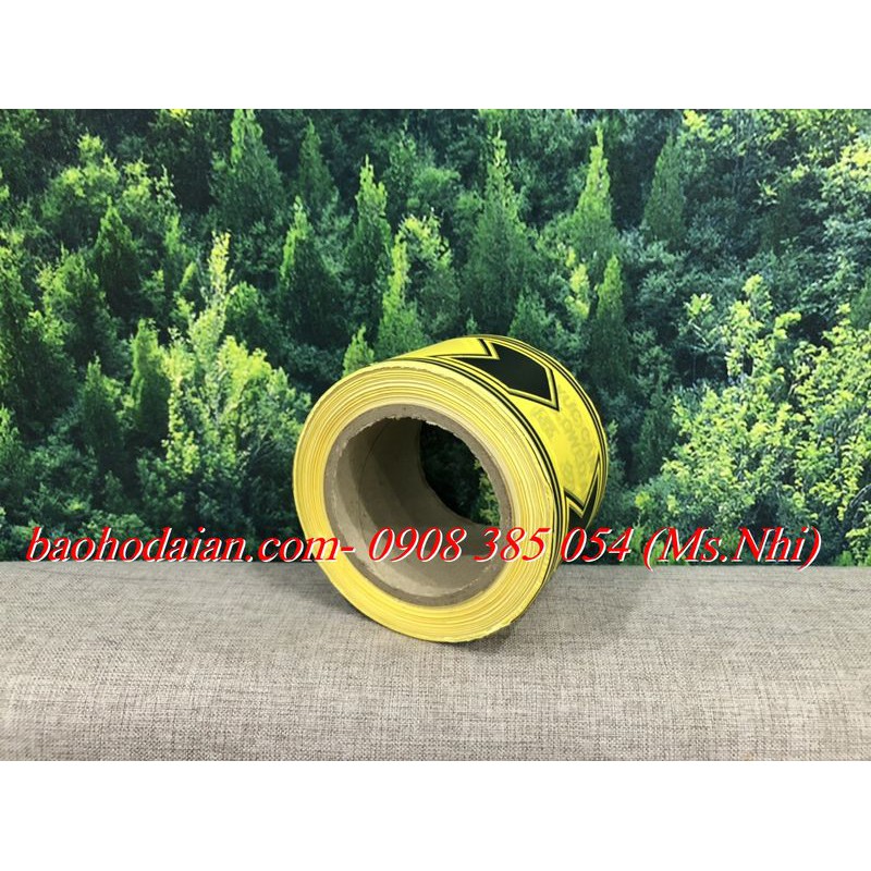 Cuộn Rào Cảnh Báo Khu vực Cấm Vào- Màu vàng- Hình thật