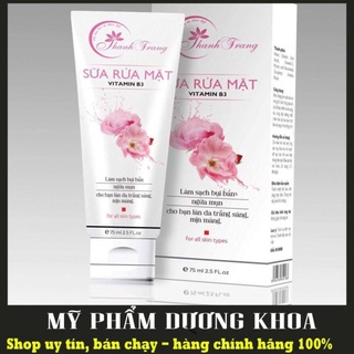 Chính hãng - sữa rửa mặt vitamin b3 thanh trang