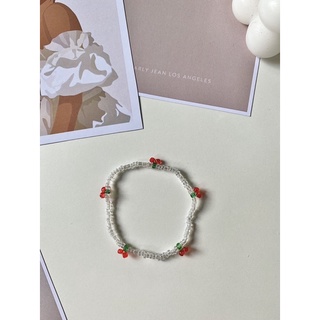 Vòng tay hạt cườm cherry đủ màu