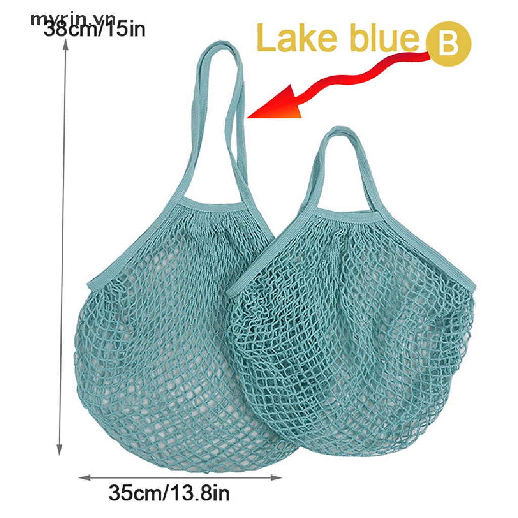 Túi Lưới Cotton Đựng Trái Cây Tái Sử Dụng Tiện Lợi