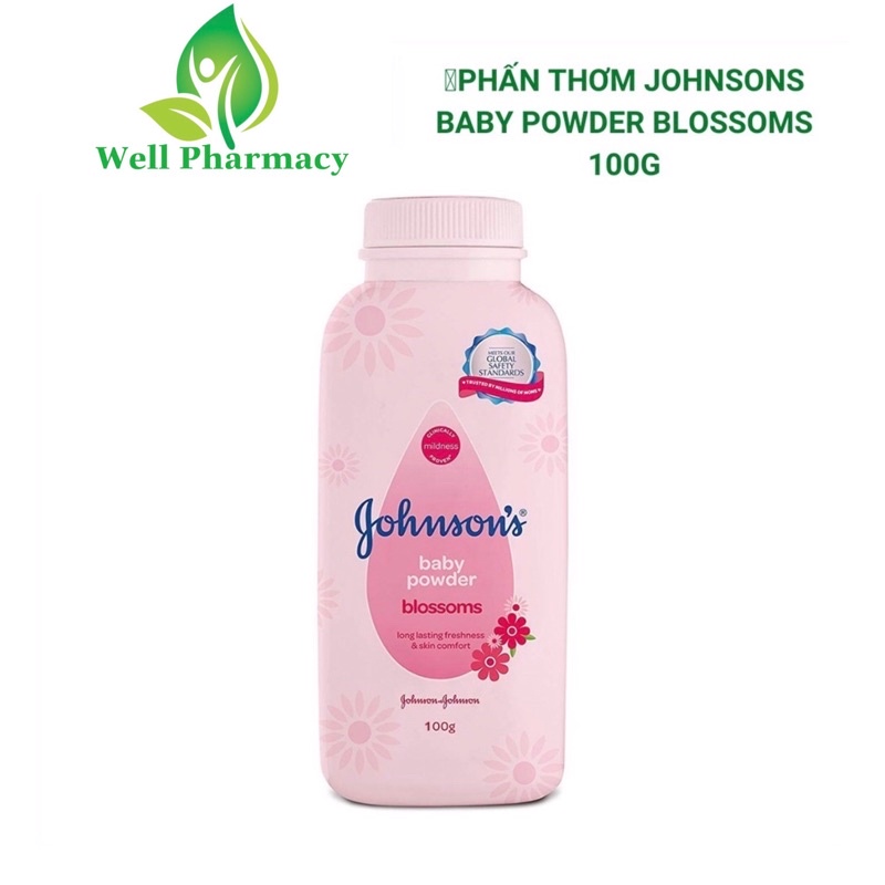 PHẤN THƠM JOHNSONS BABY POWDER BLOSSOMS 100G