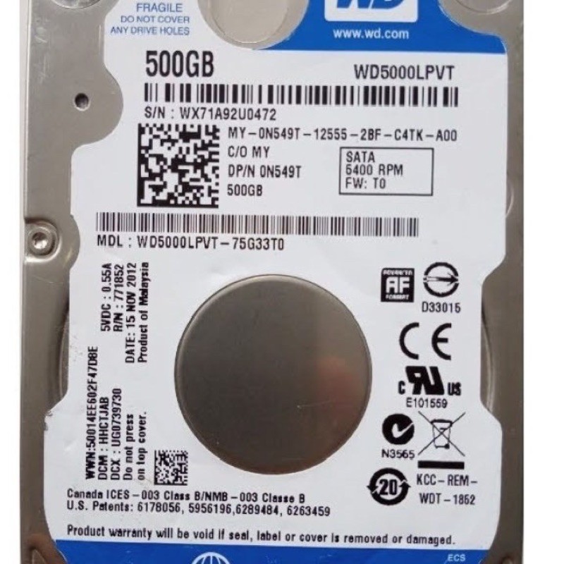 Ổ Cứng Laptop Cũ 250Gb 320Gb 500Gb 1000Gb Bóc Máy | BigBuy360 - bigbuy360.vn