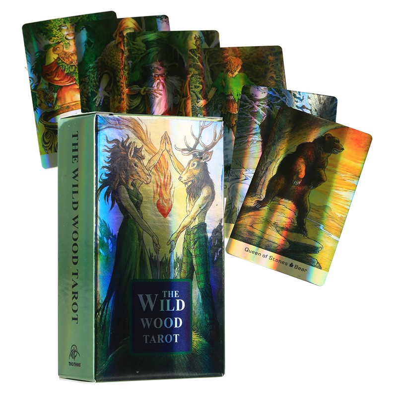 Bộ bài The Wild wood Tarot T22 (Phiên bản Đặc Biệt) lá óng ánh